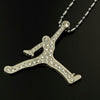 Air Jordan Necklaces Rhinestone Pendant